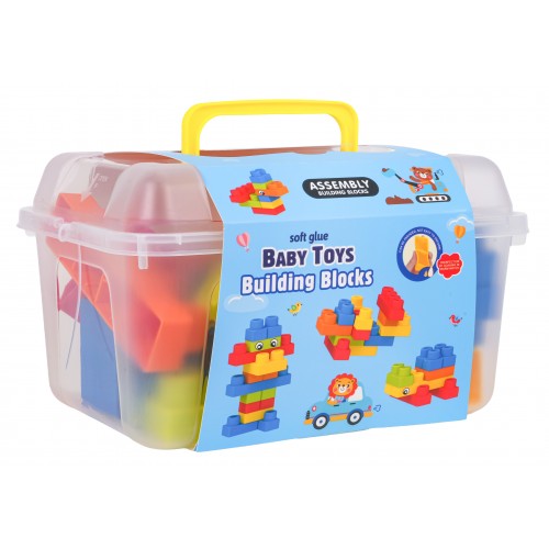 Sada mäkkých blokov 32 kusov. + Kufor