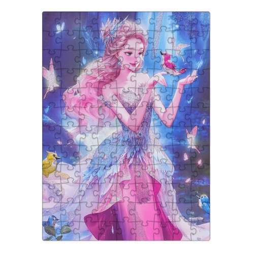 Sada puzzle 100ks. Princezná Pink