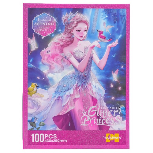 Sada puzzle 100ks. Princezná Pink