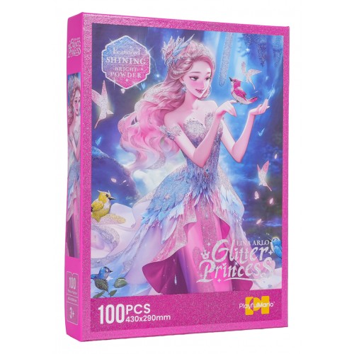 Sada puzzle 100ks. Princezná Pink