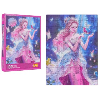 Sada puzzle 100ks. Princezná Pink
