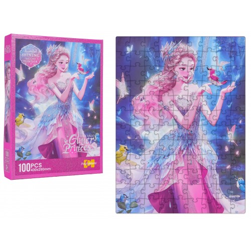Sada puzzle 100ks. Princezná Pink