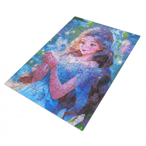 Sada puzzle 100ks. Modrá víla