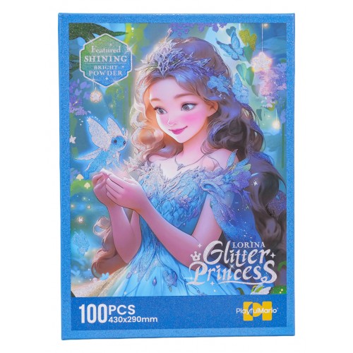 Sada puzzle 100ks. Modrá víla
