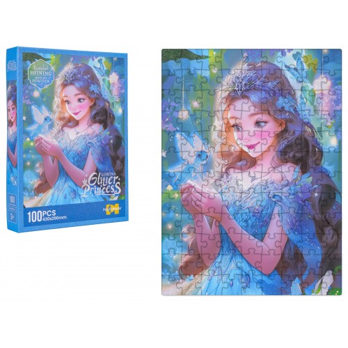 Sada puzzle 100ks. Modrá víla