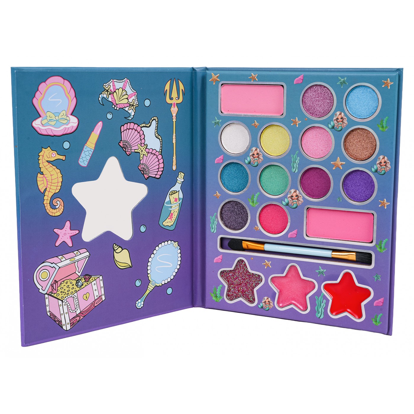 Sada na líčenie morskej panny Blue Book