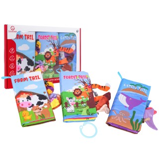 Sada troch senzorických kníh pre najmenších