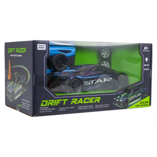 Modré vozidlo R/C STAR