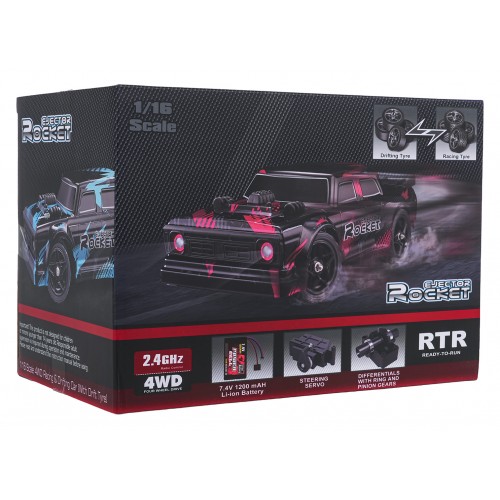 R/C driftovacie vozidlo ROCKET s pohonom 4x4