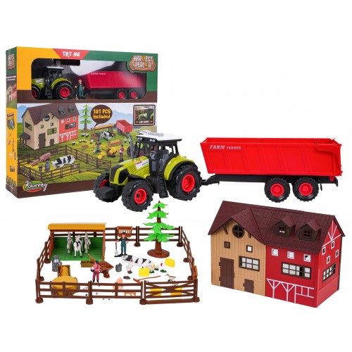 MEGA farmárska sada s traktorom a príslušenstvom