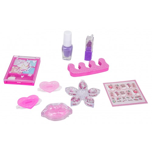 Sada pre malého stylistu + kozmetická taštička s batohom