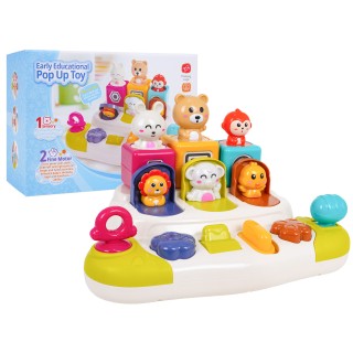 Interaktívne hračky s vyskakovacími zvieratkami