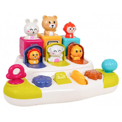 Interaktívne hračky s vyskakovacími zvieratkami