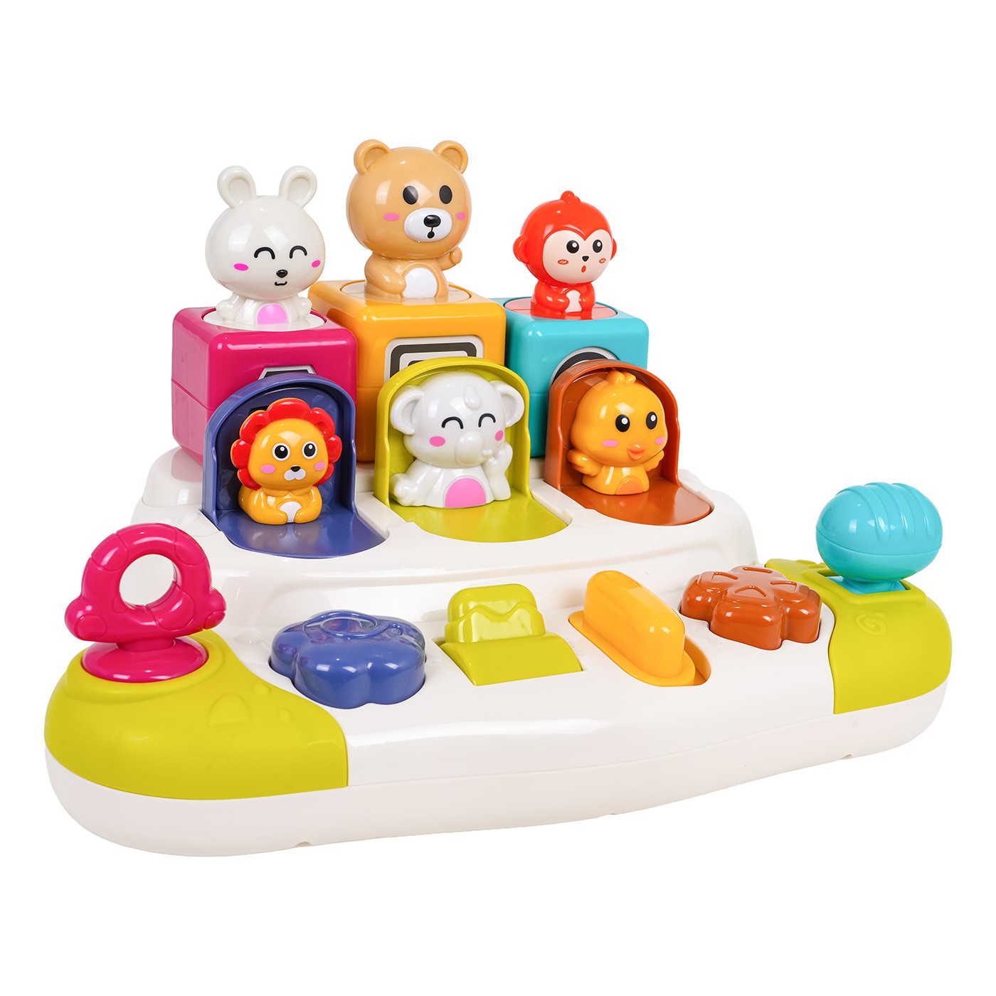 Interaktívne hračky s vyskakovacími zvieratkami