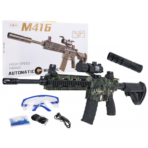Puška M416 Water Diabolo + príslušenstvo