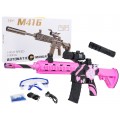 Puška M416 Pink Water Diabolo + príslušenstvo