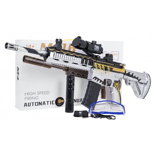 M416 Rifle Gray na vodné diabolky + príslušenstvo