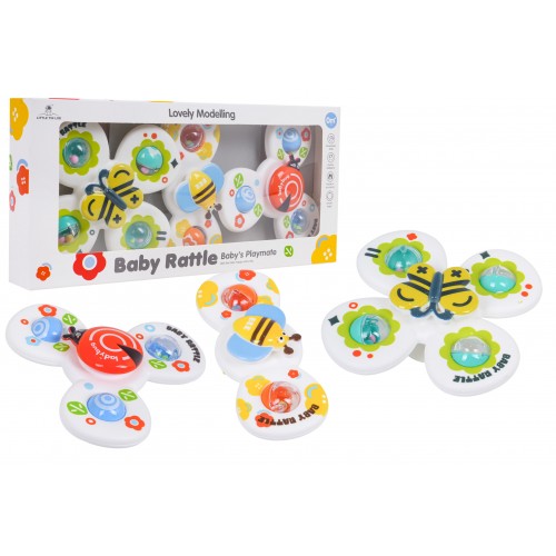 Sada 3 v 1 lienka, motýľ, včela