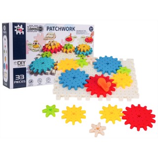 Sada stavebných kociek STEAM, 33 dielov.