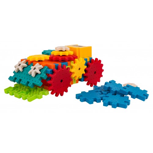 Sada stavebných kociek STEAM, 51 dielov.