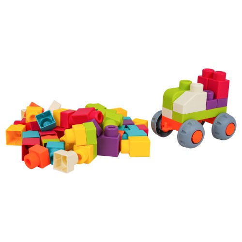 Sada mäkkých blokov 60 ks. + Batoh