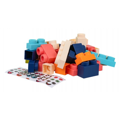 Sada mäkkých blokov 44 ks. + Balenie žaby