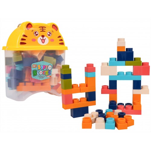 Sada mäkkých blokov 44 ks. + Balenie Tigger