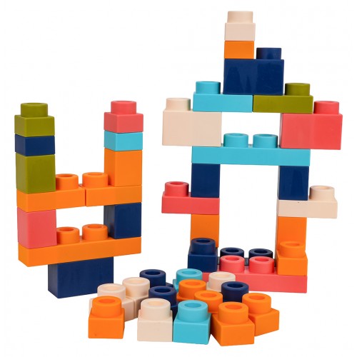 Sada mäkkých blokov 44 ks. + Balenie Tigger