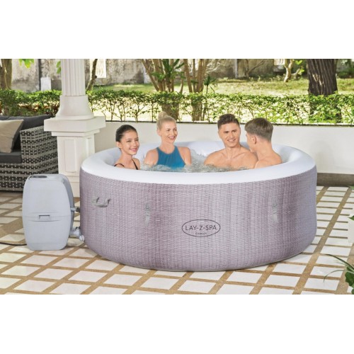 Cancun Lay-Z-Spa AirJet Spa Záhradné BESTWAY 4-miestne + Čerpadlo Filter + Kryt