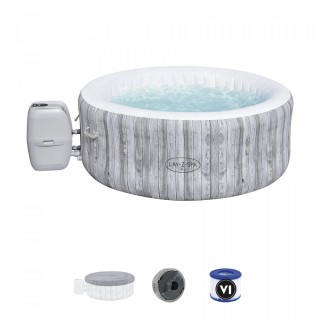 Fiji Lay-Z-Spa Domáce Spa BESTWAY 4-miestne + Čerpadlo + Filter + ChemConnect