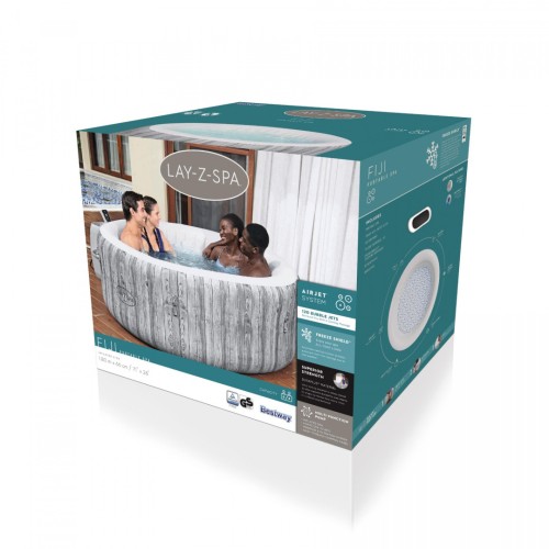 Fiji Lay-Z-Spa Domáce Spa BESTWAY 4-miestne + Čerpadlo + Filter + ChemConnect