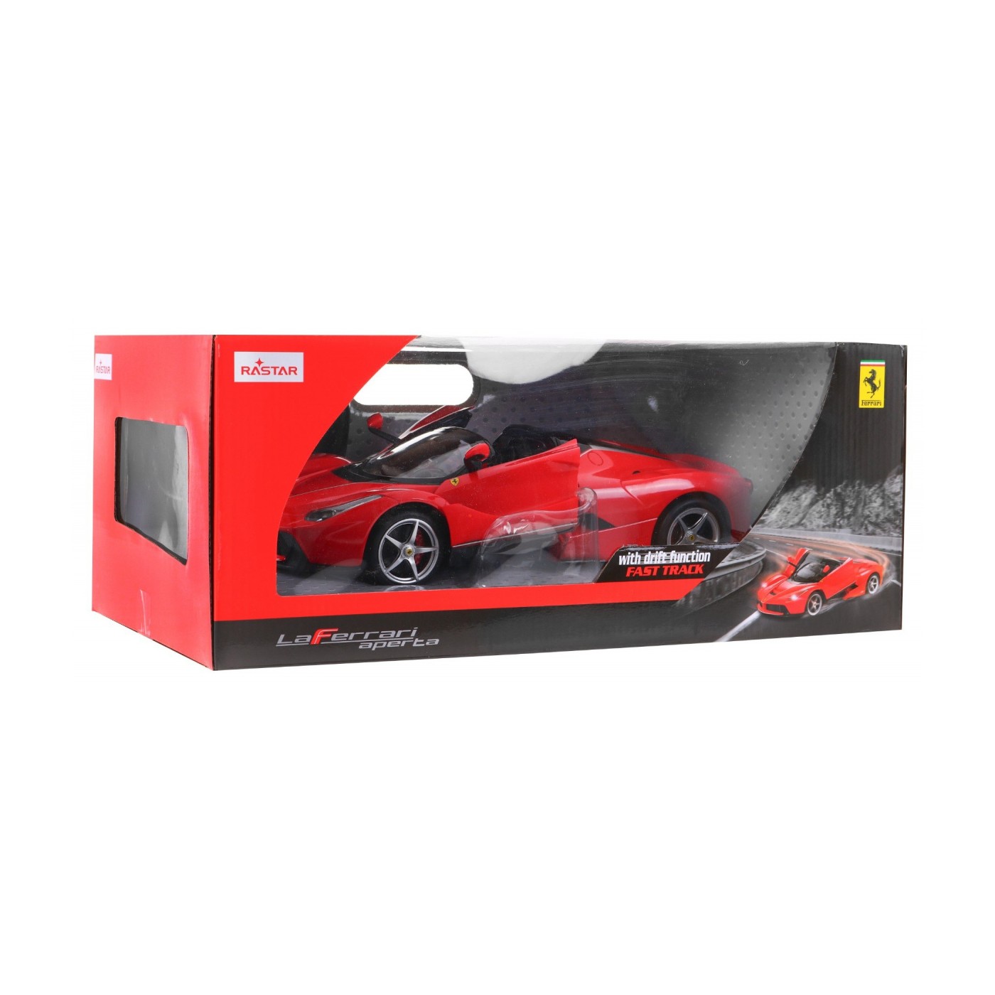 Ferrari LaFerrari Aperta červené RASTAR model 1:14 Diaľkovo ovládané auto + ovládač 2,4 GHz