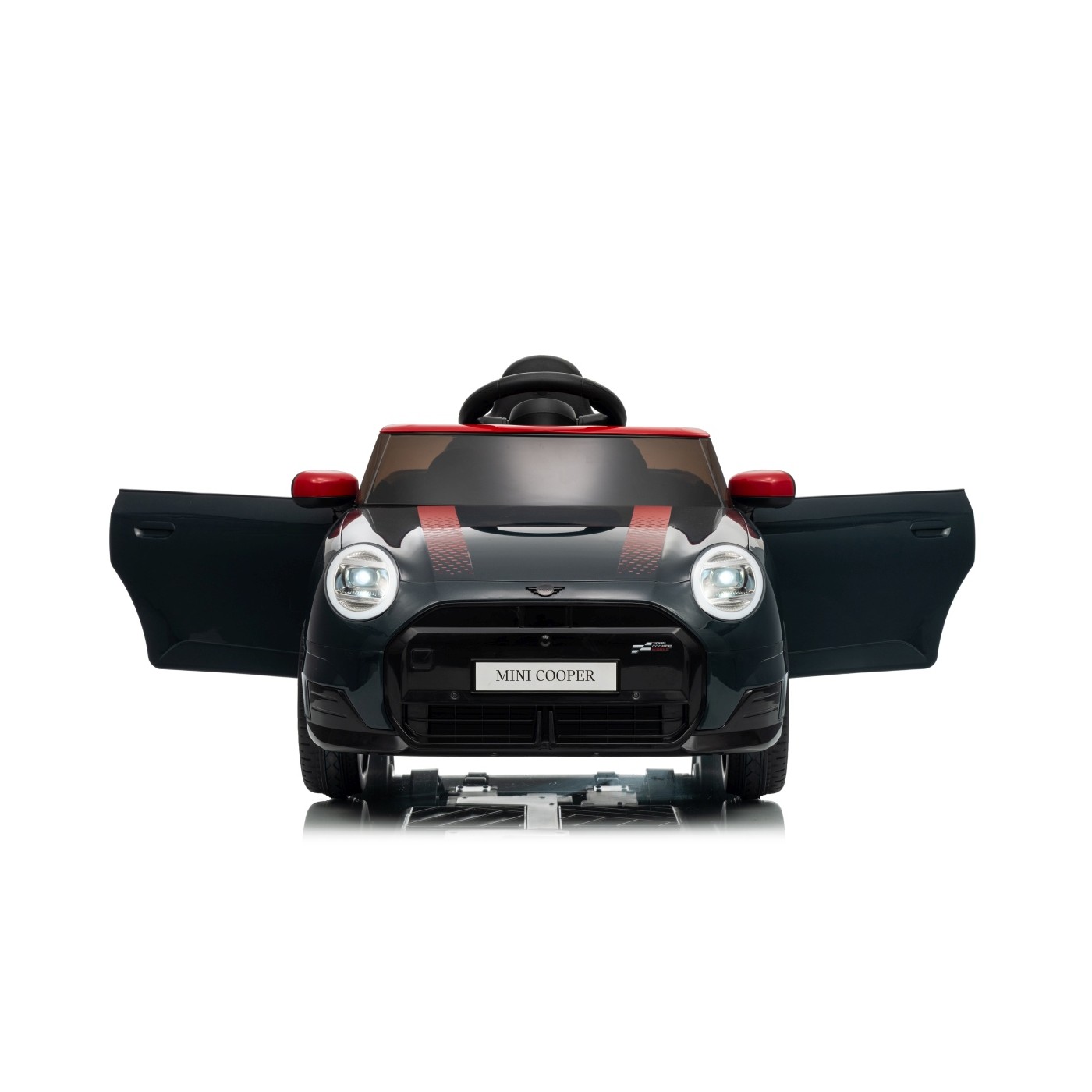 Mini Cooper čierne vozidlo