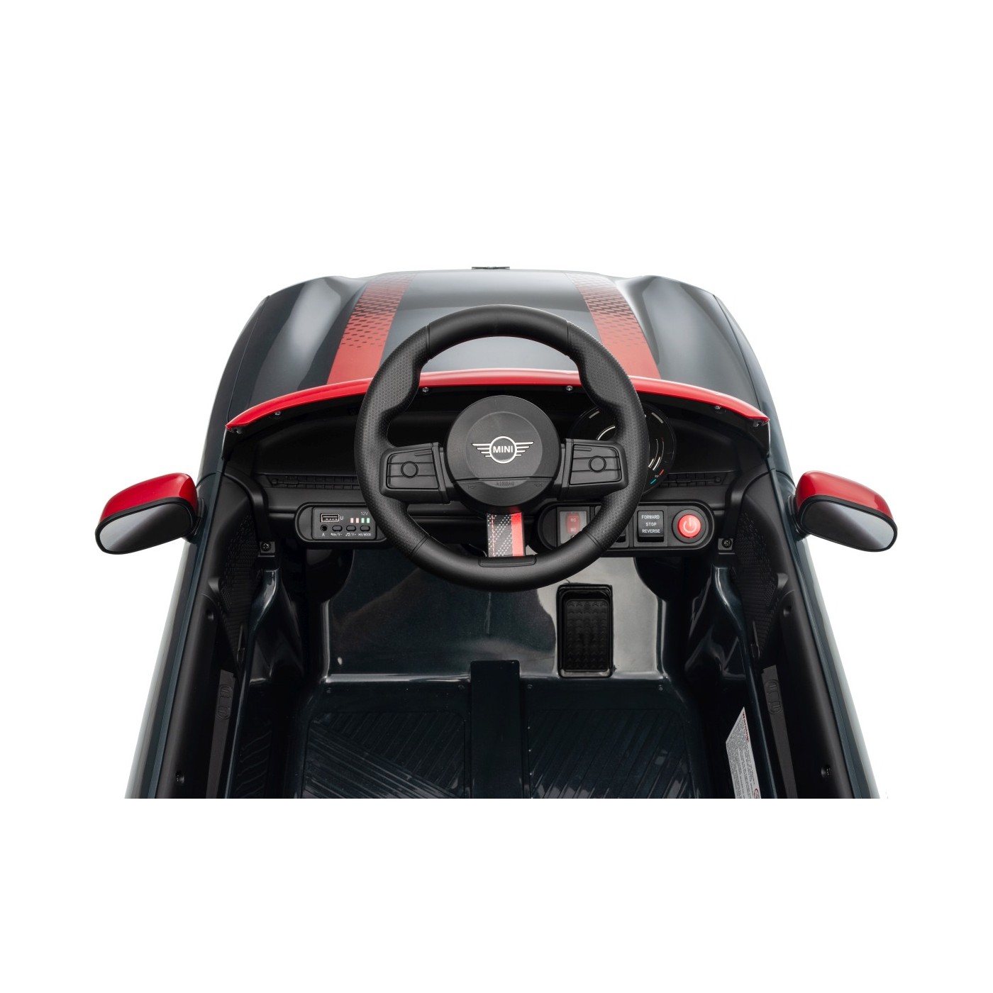 Mini Cooper čierne vozidlo