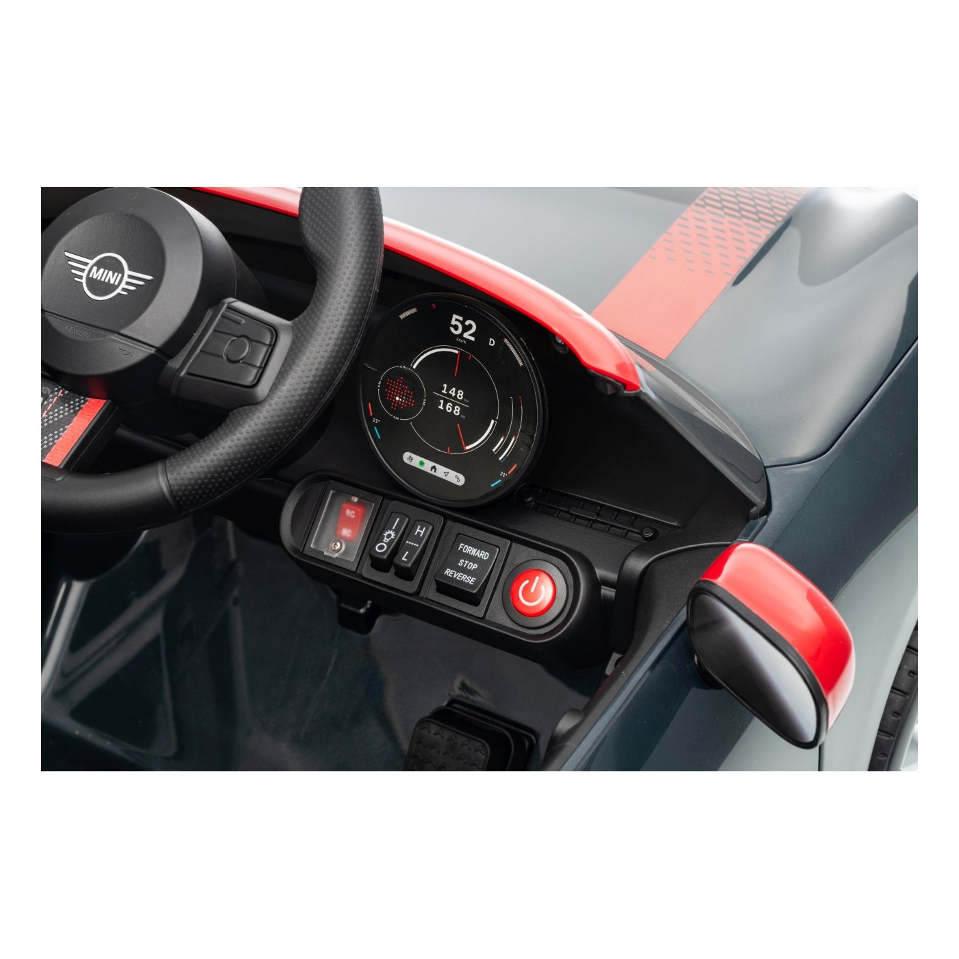 Mini Cooper čierne vozidlo