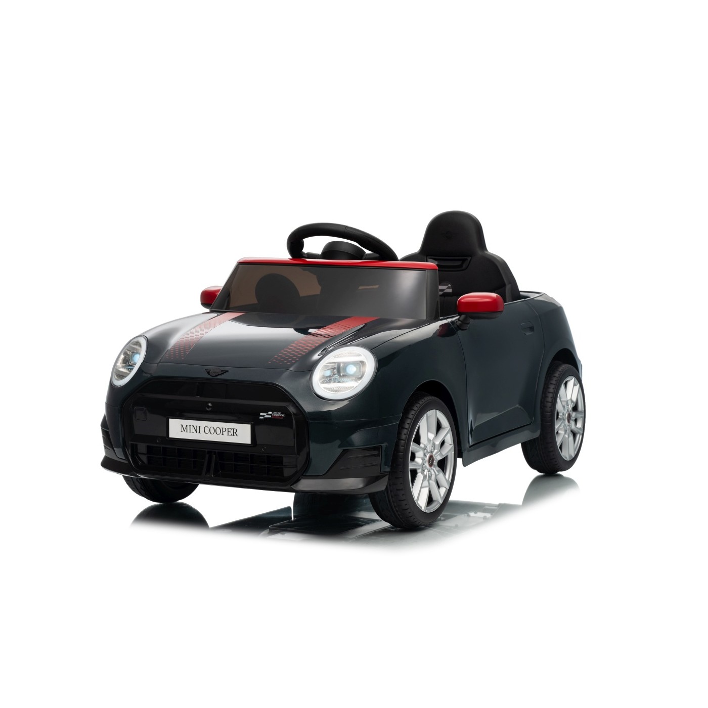 Mini Cooper čierne vozidlo