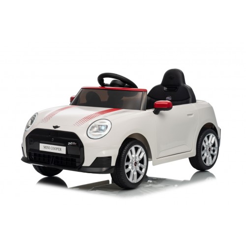 Mini Cooper biele vozidlo
