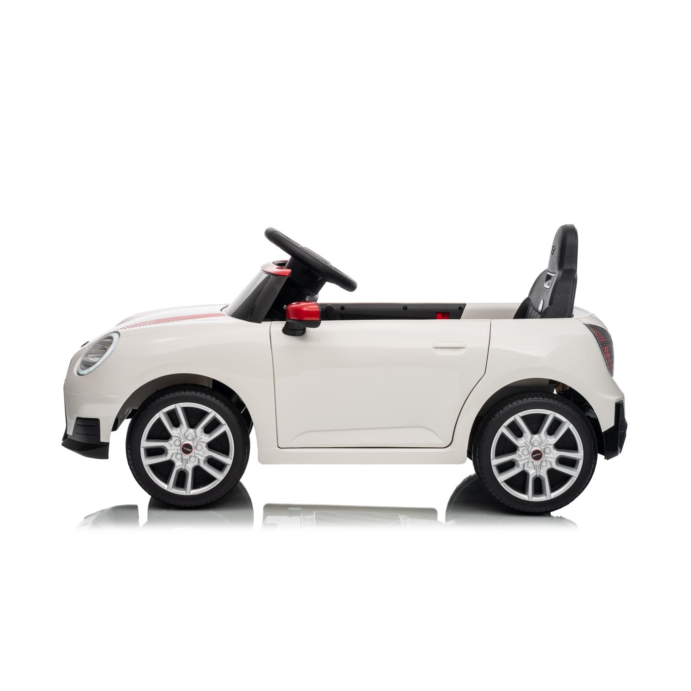 Mini Cooper biele vozidlo