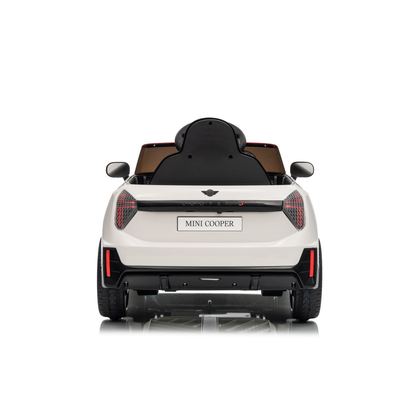 Mini Cooper biele vozidlo