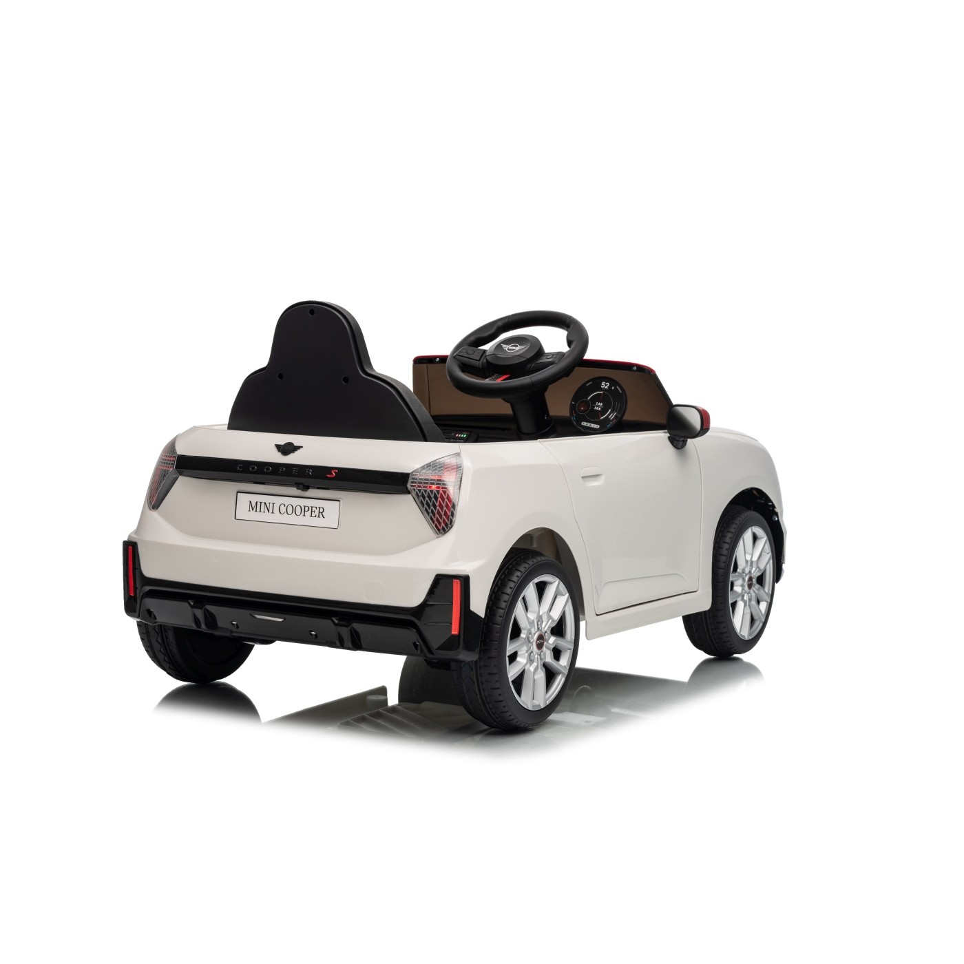 Mini Cooper biele vozidlo