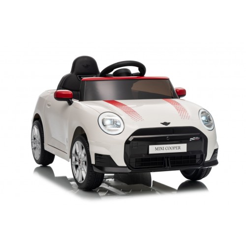 Mini Cooper biele vozidlo