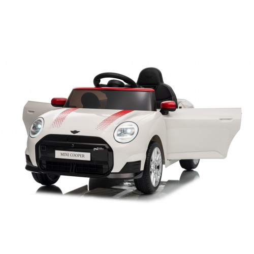 Mini Cooper biele vozidlo