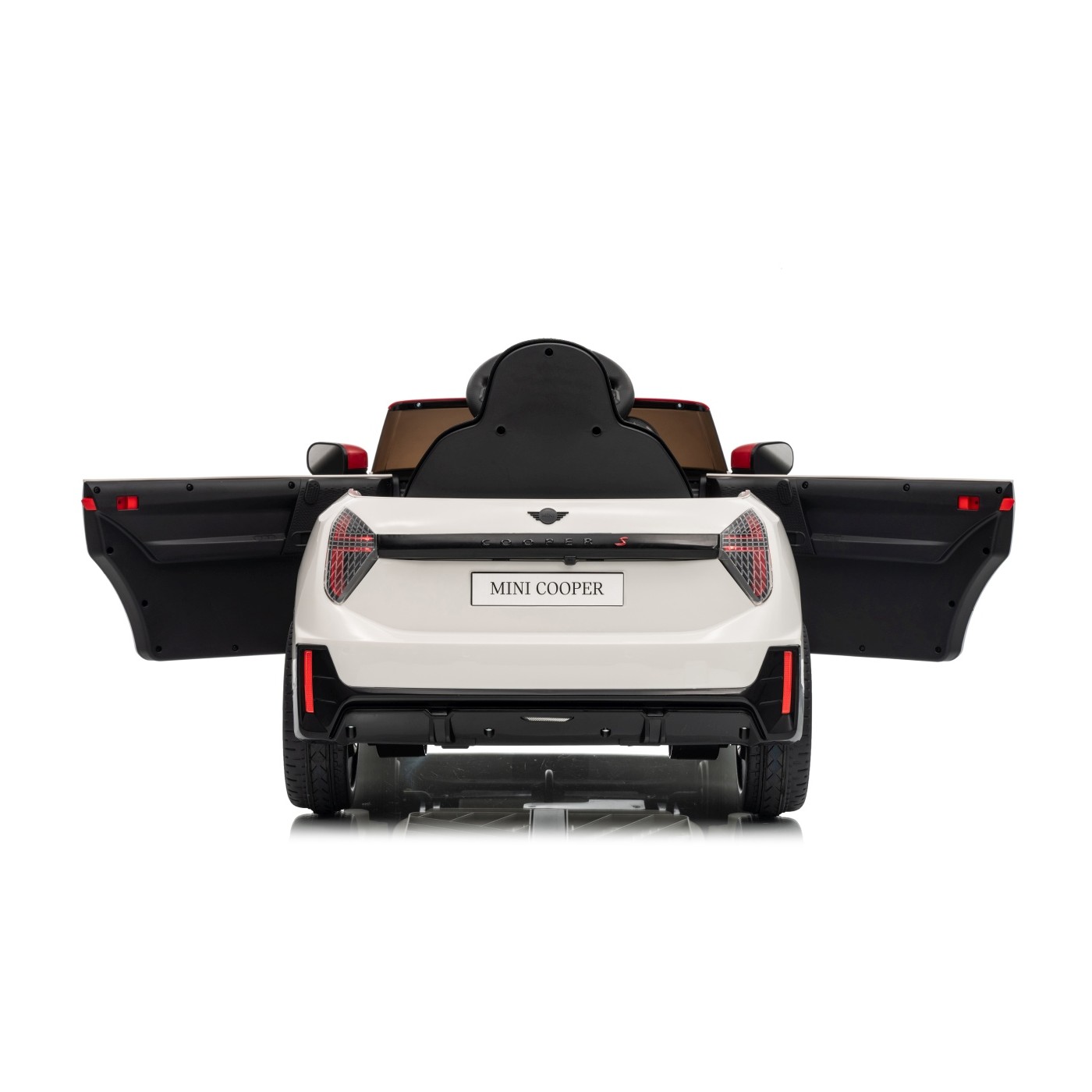 Mini Cooper biele vozidlo