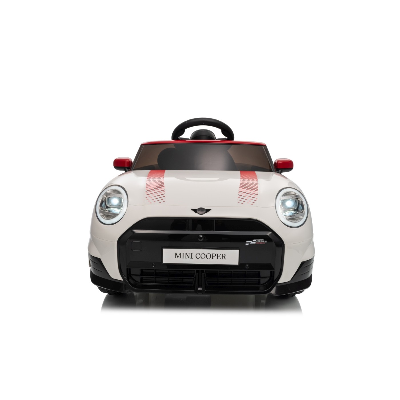 Mini Cooper biele vozidlo