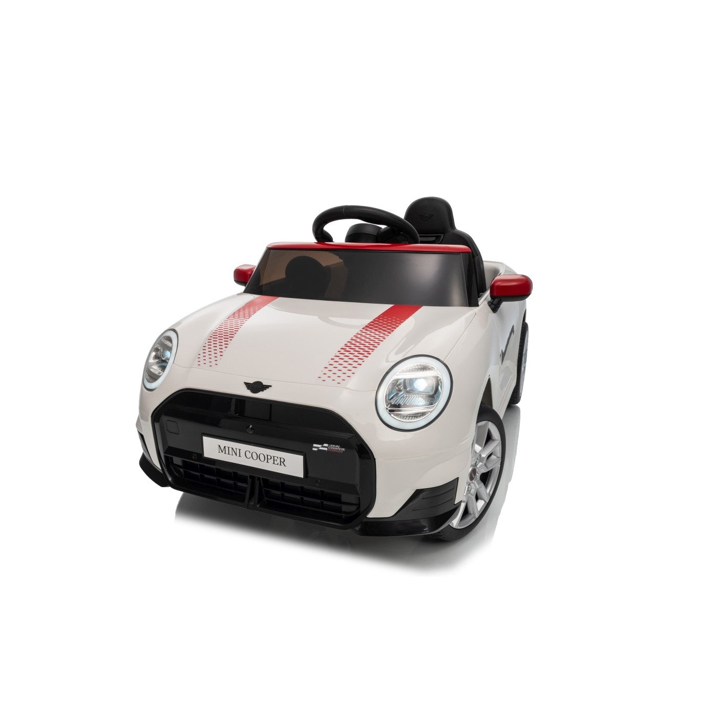 Mini Cooper biele vozidlo
