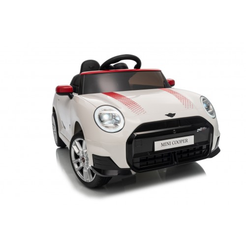 Mini Cooper biele vozidlo