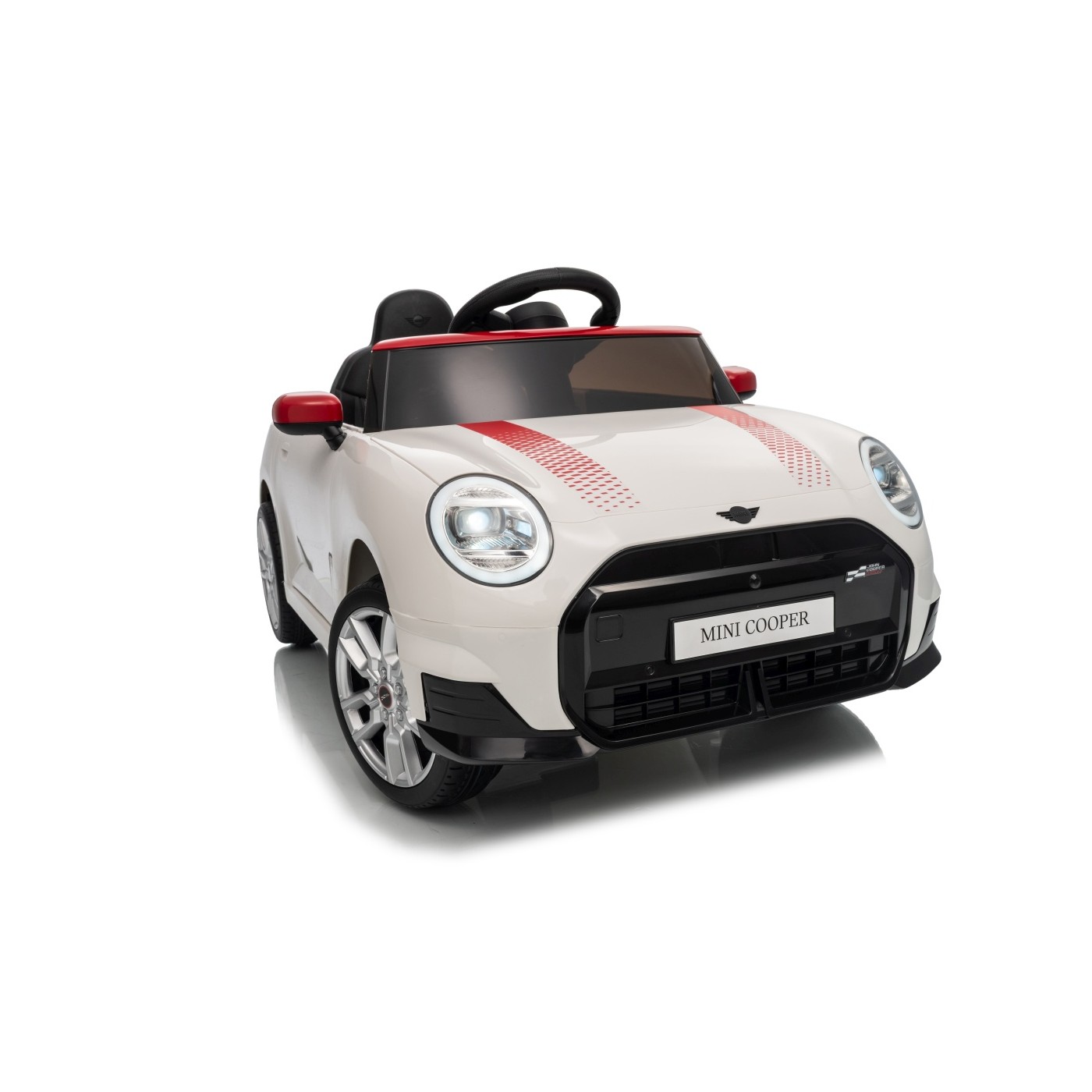 Mini Cooper biele vozidlo