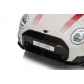 Mini Cooper biele vozidlo