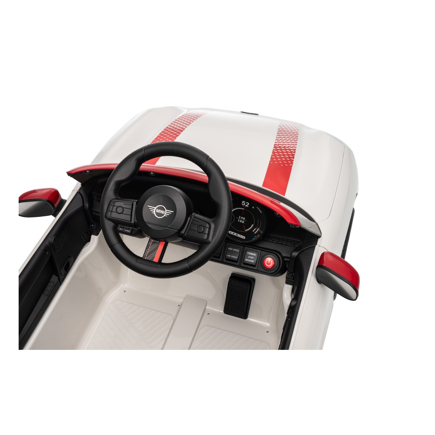 Mini Cooper biele vozidlo