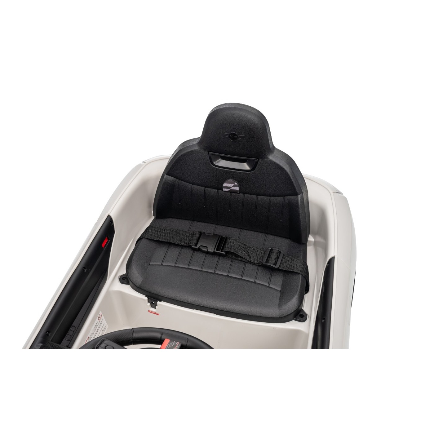 Mini Cooper biele vozidlo